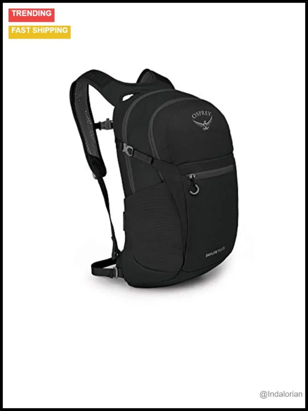 Lightweight Daypack with Laptop Sleeve and Water Bottle Pockets